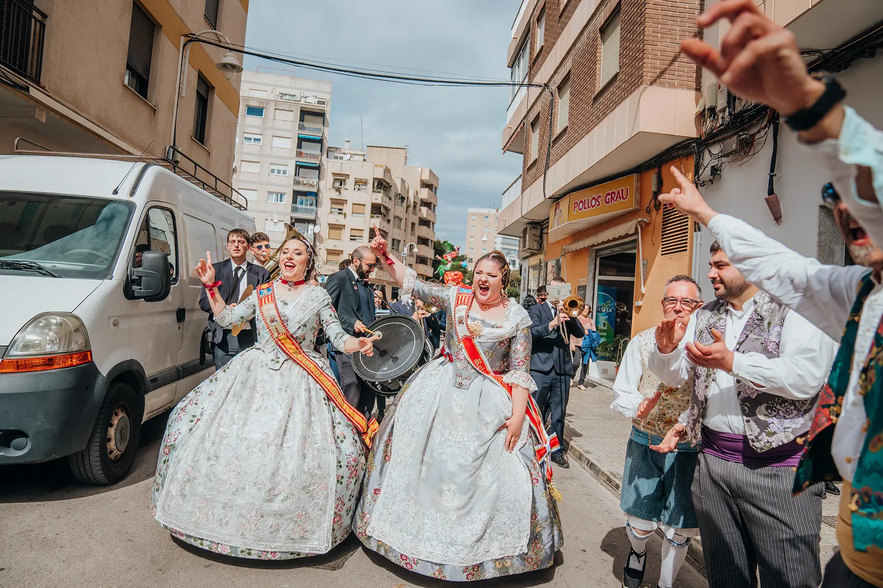 Fotografía fallas Gandía por Jordi Estevan