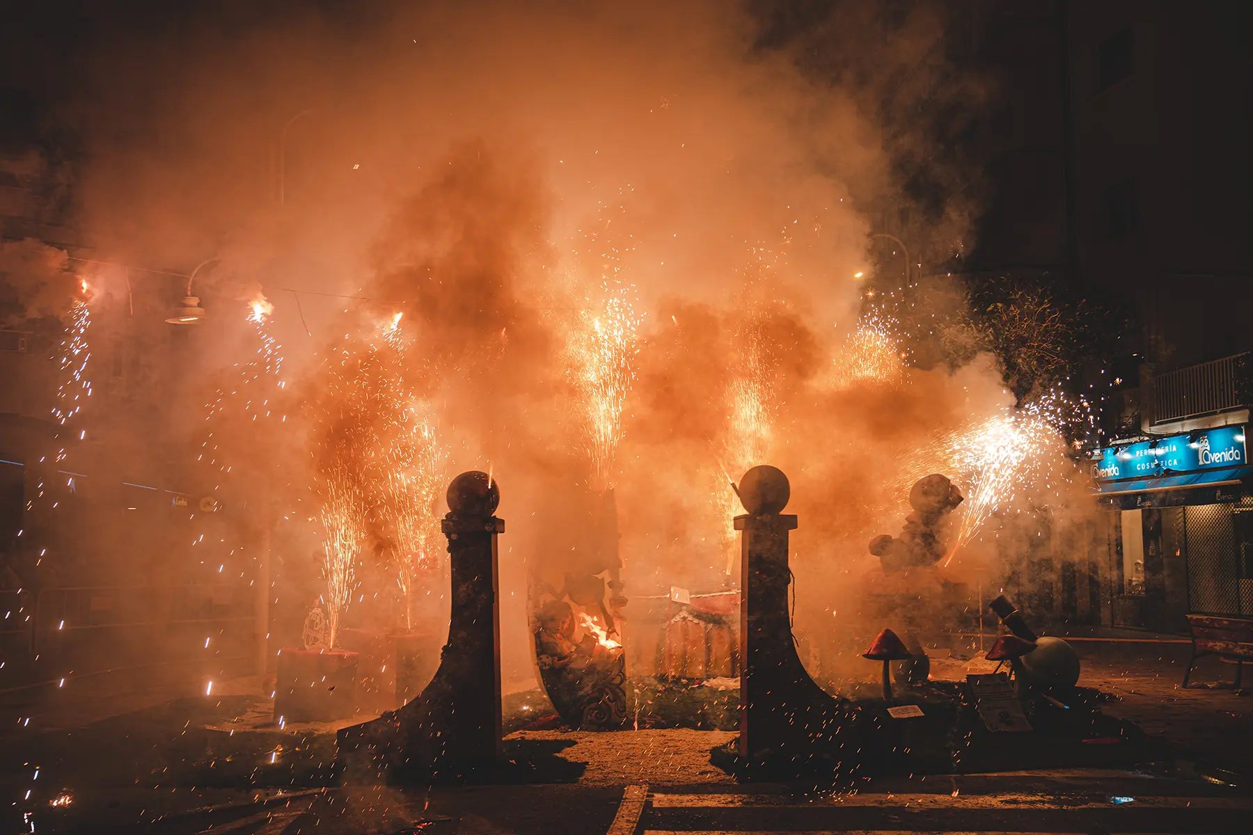 Fotografía fallas Gandía por Jordi Estevan